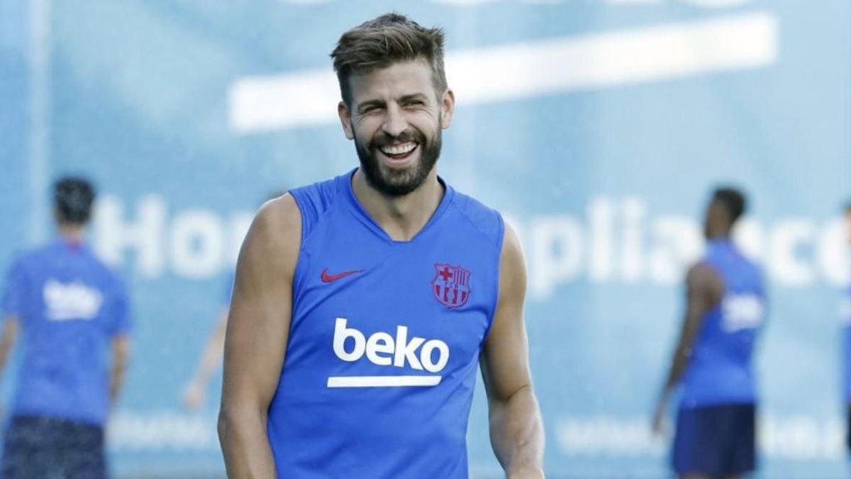 Piqué entrena con el grupo: podría jugar El Clásico infiltrado Piqué entrena con el grupo: podría jugar El Clásico infiltrado