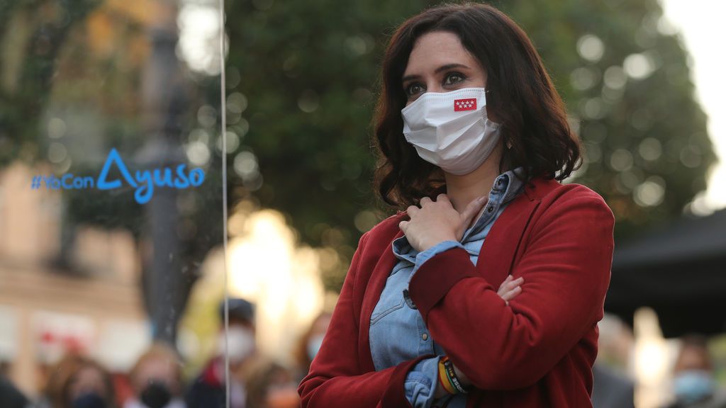 Ayuso dice que el 4M es "trascendental": "Está en juego dos formas de entender la vida" Ayuso dice que el 4M es "trascendental": "Está en juego dos formas de entender la vida"
