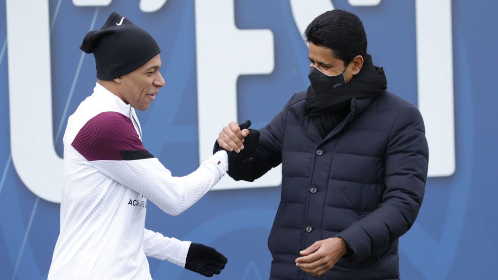 Mbappe se ve con el jeque del PSG