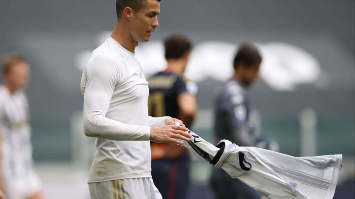 Cristiano Ronaldo explota tras no marcar ante el Génova y libera su rabia en el vestuario Cristiano Ronaldo explota tras no marcar ante el Génova y libera su rabia en el vestuario