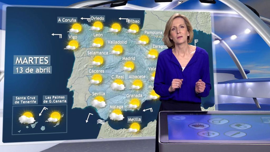 El martes se disparan las temperaturas en España antes de la llegada de una borrasca