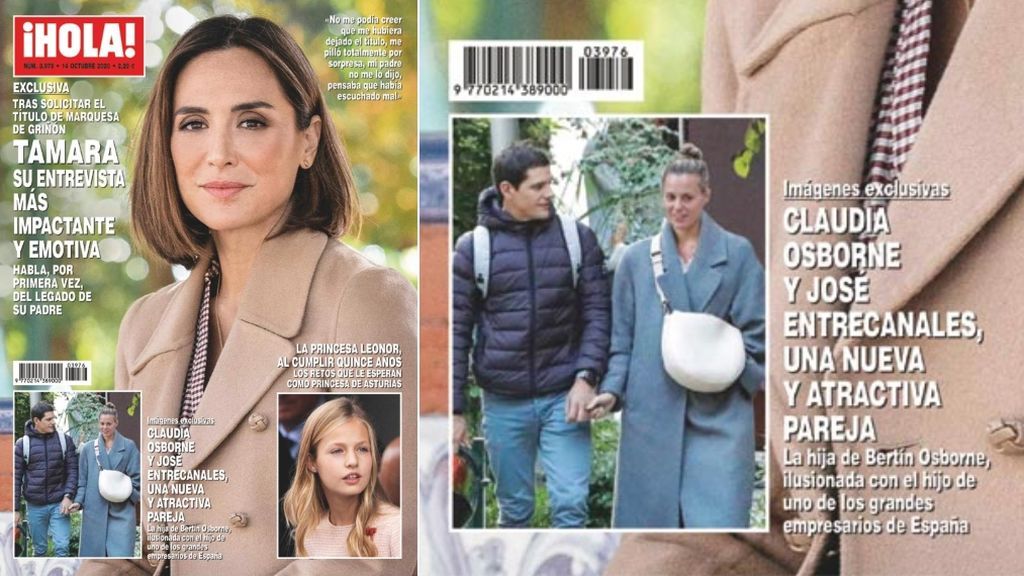 La portada que confirmó la relación de Claudia con José