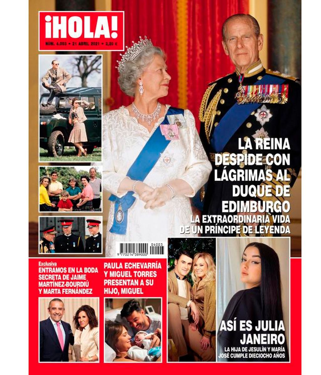 Julia Janeiro en la portada de la revista