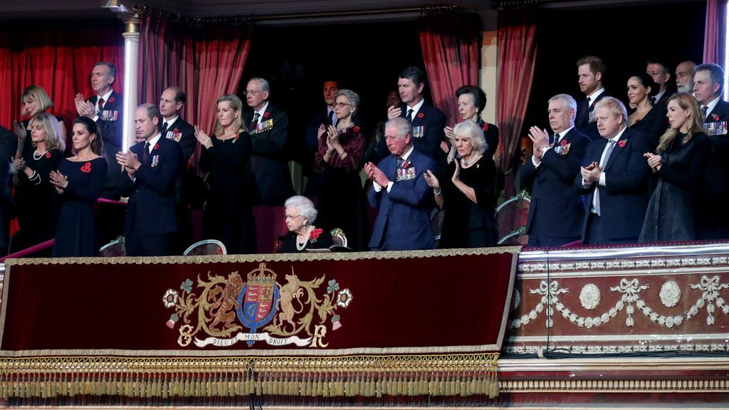 La familia real británica en 2019