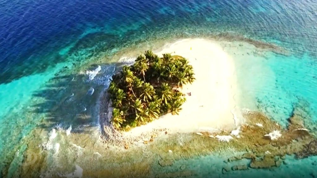 Isla en cayos Cochinos