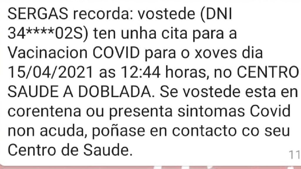 Cómo funciona el sistema de citación para vacunarse en Galicia