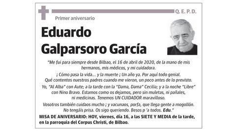 La Esquela De Eduardo En El Primer Aniversario De Su Muerte Vacunaos Porfa Que Llega Gente A Mogollon