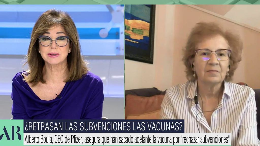 Margarita del Val analiza las vacunas y dice que son "las más seguras de la historia"