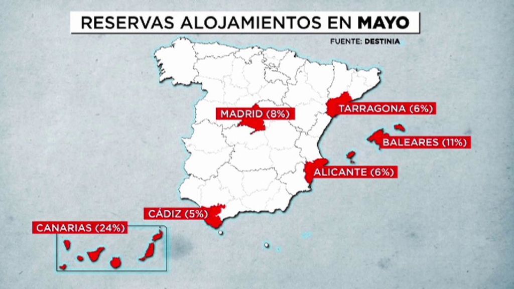 ¿A dónde van a viajar los españoles a partir del 9 de mayo?