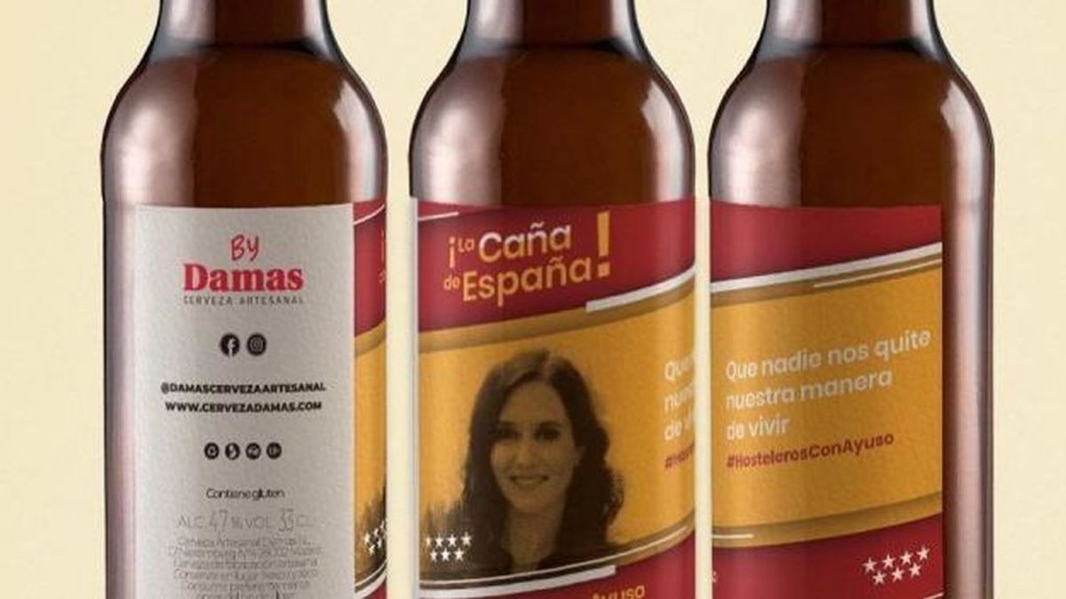 'La caña de España': la cerveza artesanal y madrileña dedicada a Isabel Díaz Ayuso