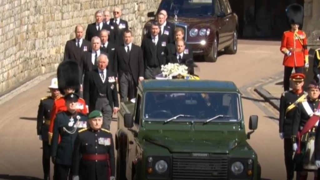 Funeral del duque de Edimburgo: la reina Isabel II y su familia le dan el último adiós / BBC