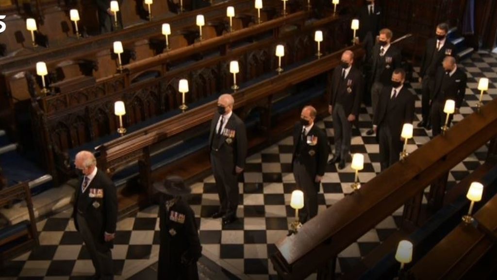 Funeral del duque de Edimburgo: la reina Isabel II y su familia le dan el último adiós /BBC