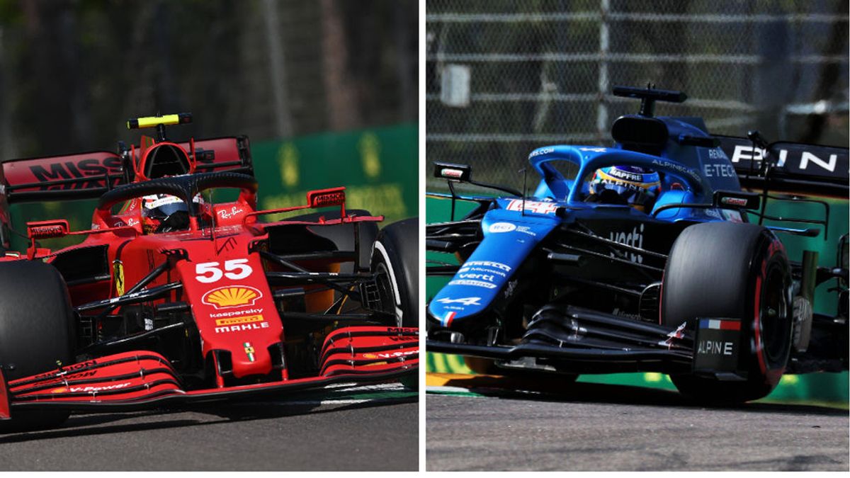 Batacazo de los pilotos españoles en Imola: Carlos Sainz saldrá undécimo y Fernando Alonso, decimoquinto Batacazo de los pilotos españoles en Imola: Carlos Sainz saldrá undécimo y Fernando Alonso, decimoquinto