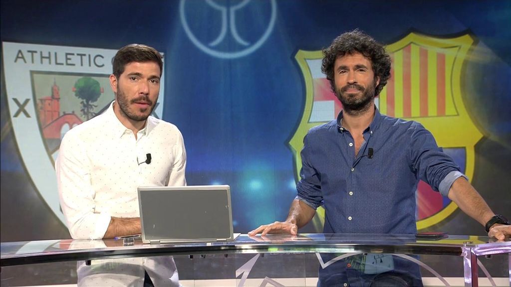 Luis García y Pablo Pinto, en un momento del programa.