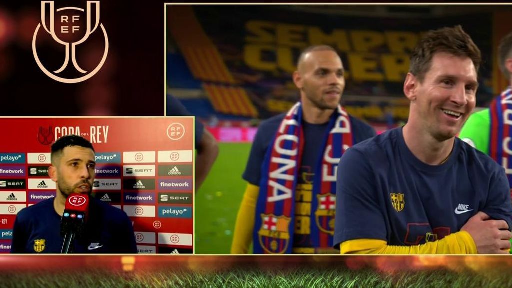 Jordi Alba, sobre el futuro de Messi: "El Barça es el club de su vida, ojalá se retire aquí"