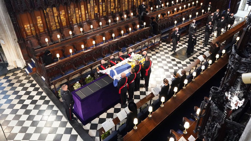En directo: la familia real británica despide al duque de Edimburgo en el palacio de Windsor