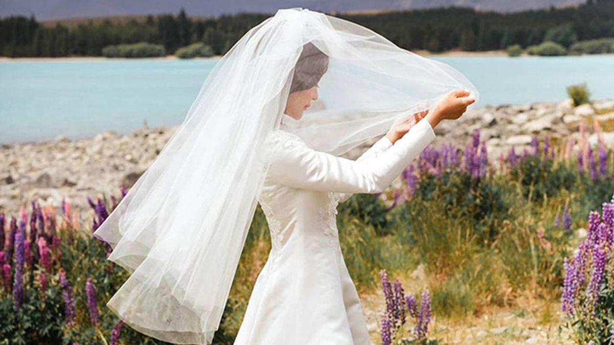 ¿Velo o mantilla? Elige según la forma de vestido