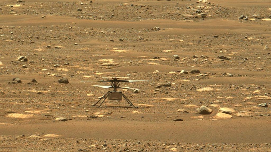 ¡Conseguido! El helicóptero Ingenuity vuela con éxito en Marte por primera vez