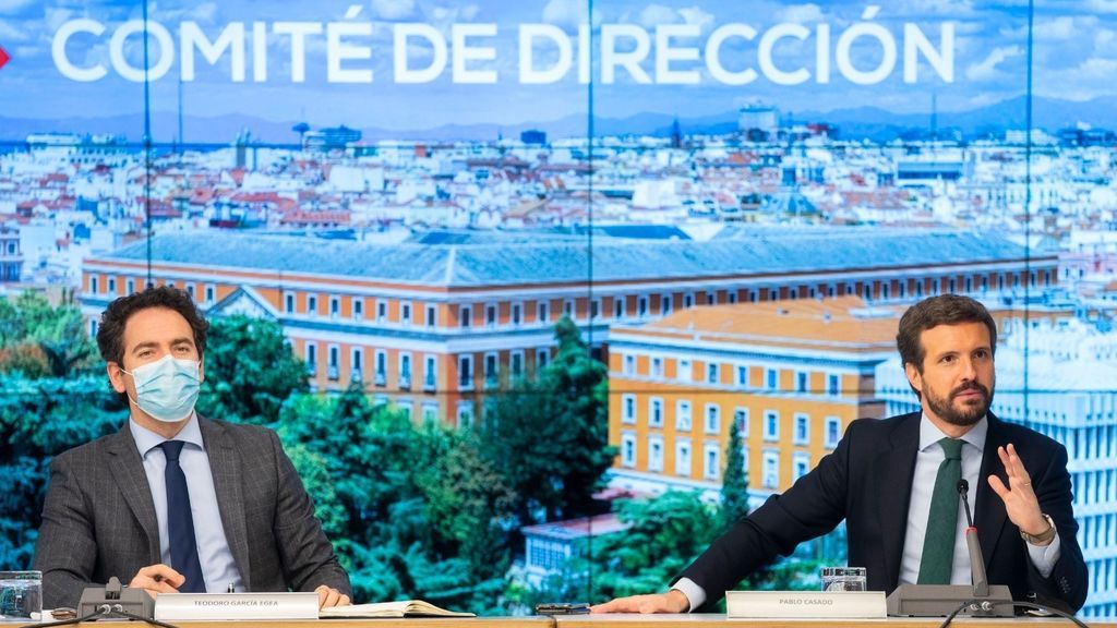 Casado preside la reunión del comité de dirección del PP Casado preside la reunión del comité de dirección del PP