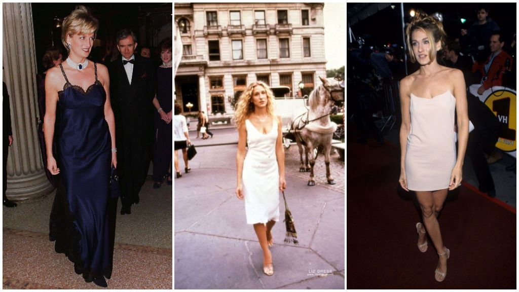 El slip dress fue uno de los preferidos de Lady Di y Sarah Jessica Parker.