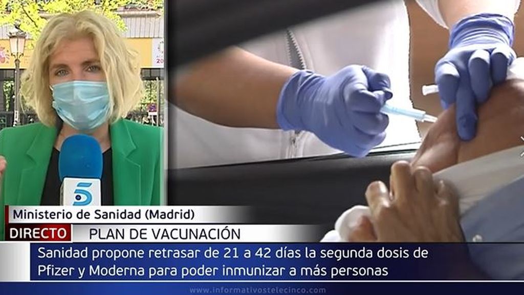 España estudia retrasar las segundas dosis de las vacunas de Pfizer y Moderna