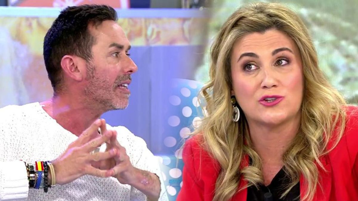 Carlota Corredera le para los pies a Jesús Manuel en el tema de Rocío  Carrasco - Sálvame