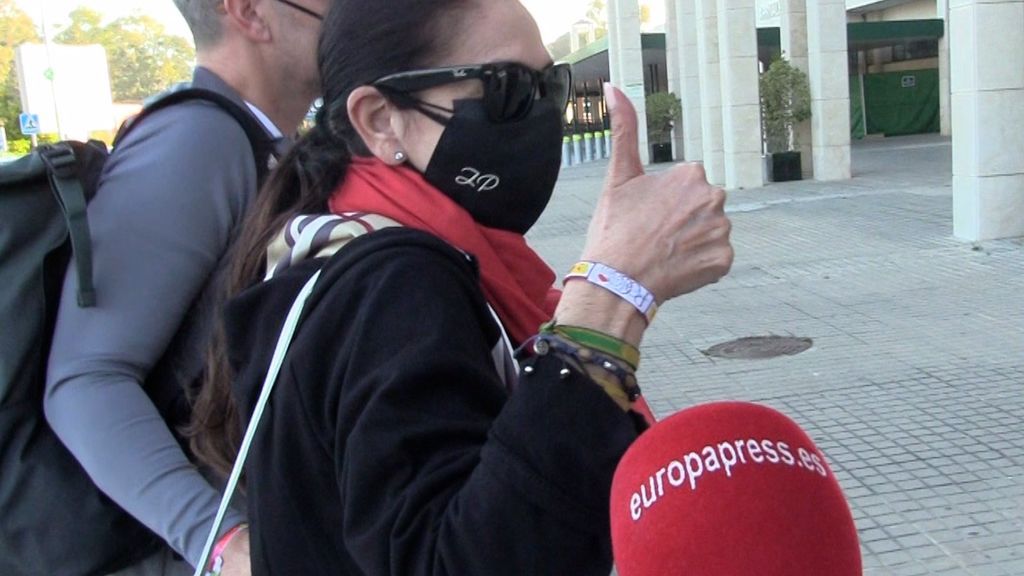 Isabel Pantoja, en su reaparición pública