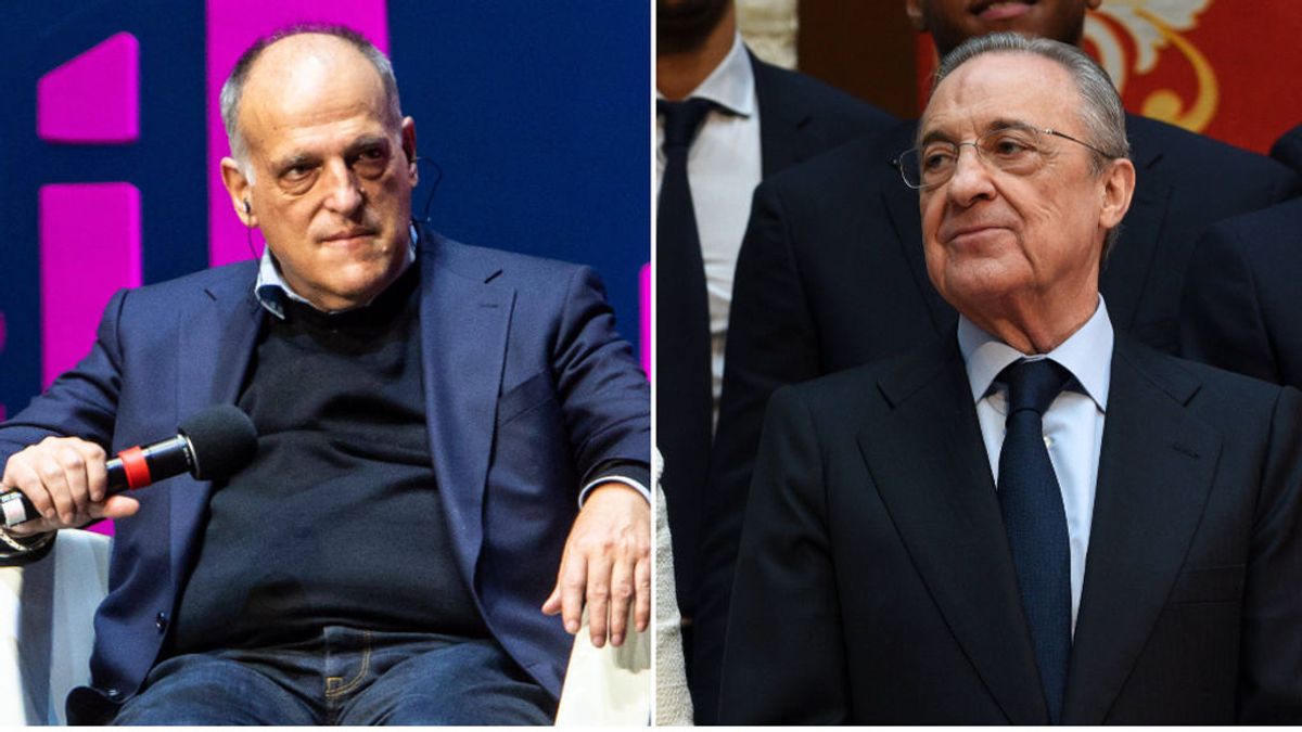 Javier Tebas lanza un órdago a Florentino Pérez: "En 2020 ya dije que estaba despistado, y ahora está perdido" Javier Tebas lanza un órdago a Florentino Pérez: "En 2020 ya dije que estaba despistado, y ahora está perdido"
