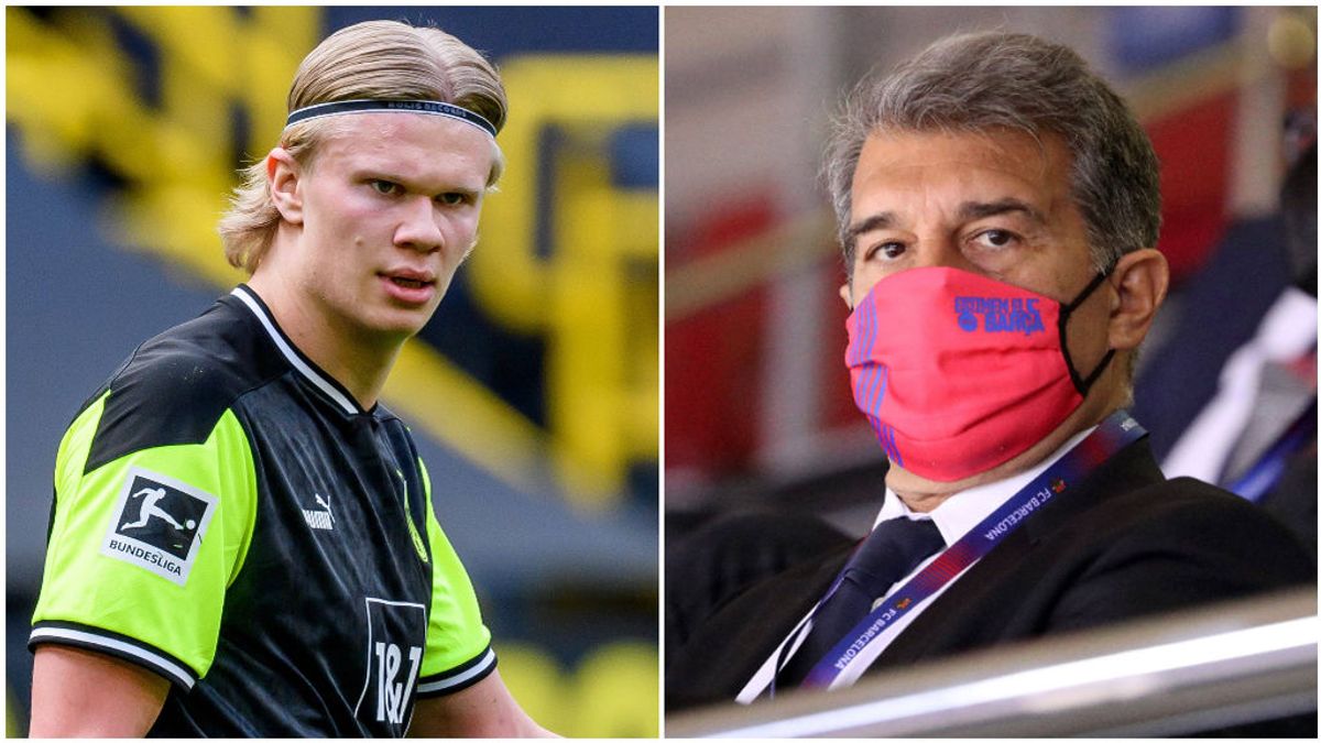 Laporta siempre ha mostrado interés por Haaland. Laporta siempre ha mostrado interés por Haaland.