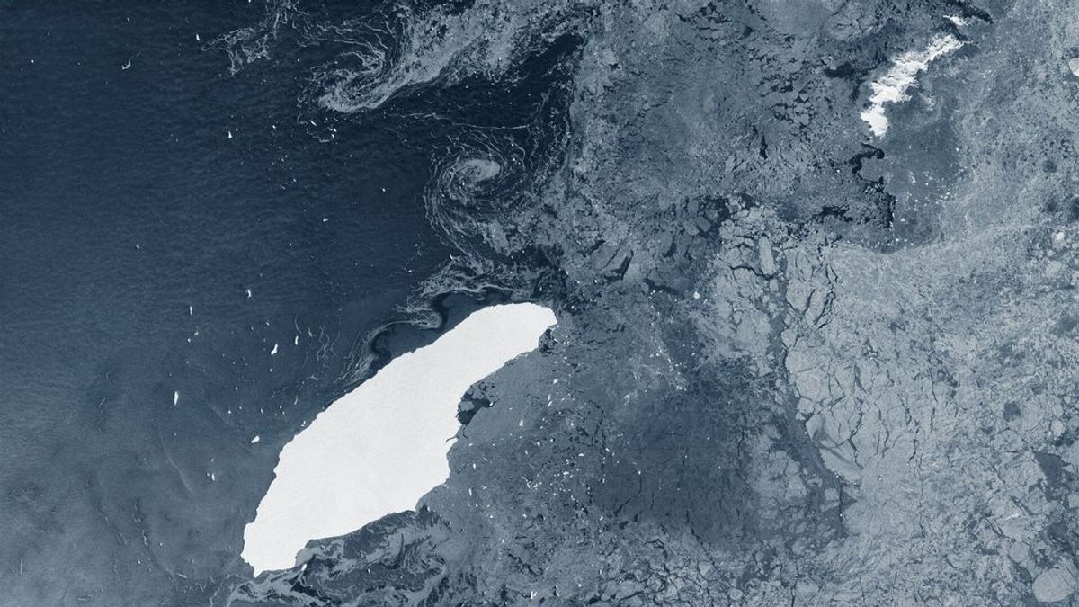 El iceberg más grande del mundo se está derritiendo por completo