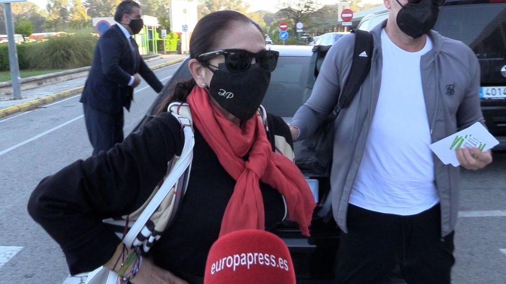 Isabel Pantoja, en su reaparición pública