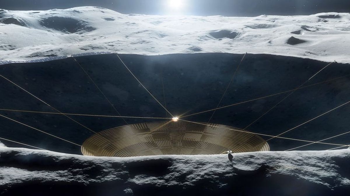 ¿Te suena el telescopio de Arecibo? La NASA quiere construir uno similar en la Luna