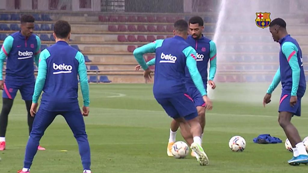 El Barcelona ya prepara la jornada de Liga tras ganar la Copa.
