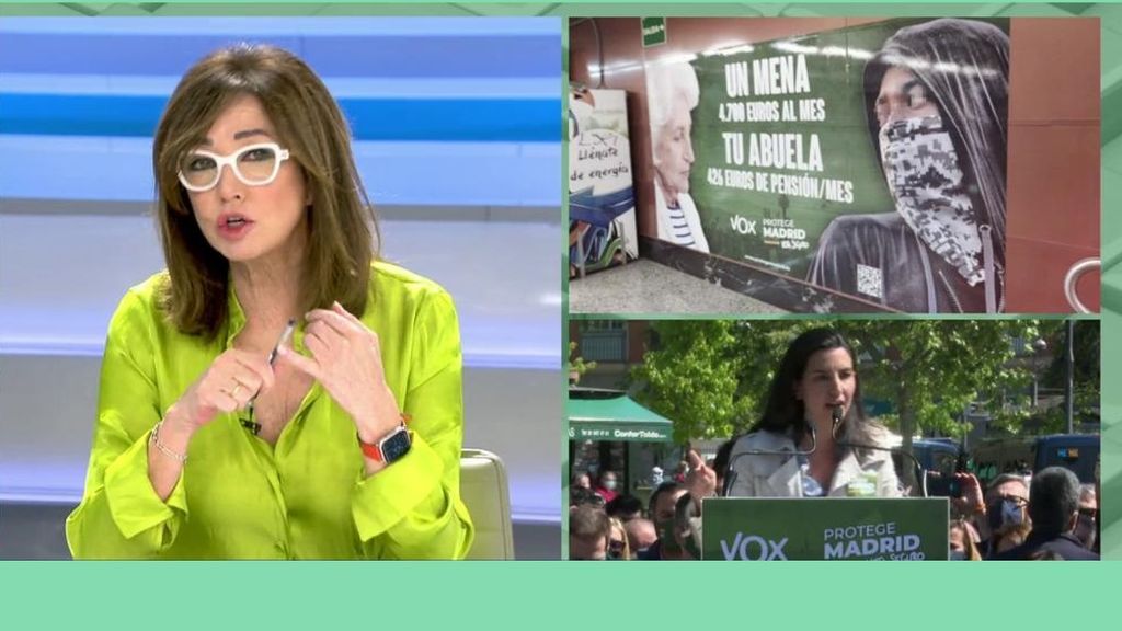 Ana Rosa no tiene piedad con los ataques de VOX y Podemos a periodistas