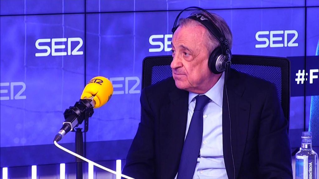 Florentino Pérez dice en El Larguero que nadie ha salido de la Superliga.