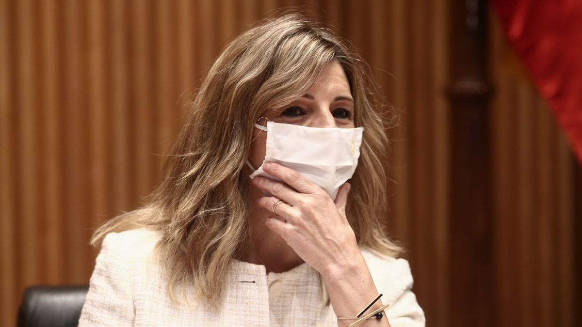 Yolanda Díaz critica los despidos de la banca: "Creo que no son tiempos de estos planteamientos" Yolanda Díaz critica los despidos de la banca: "Creo que no son tiempos de estos planteamientos"