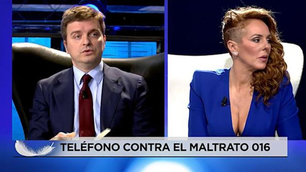 Marc Giró, durante la entrevista a Rocío Carrasco