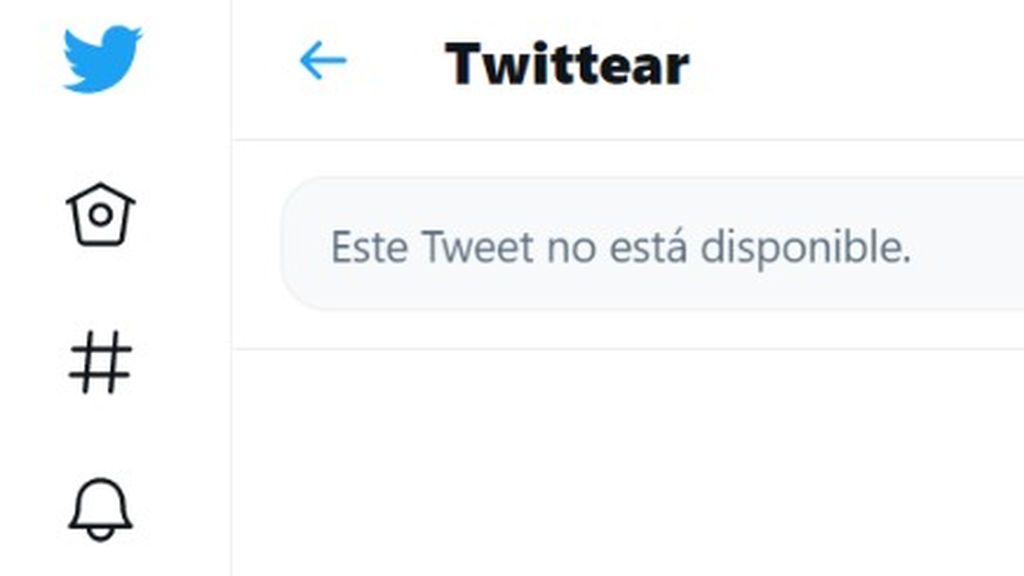Tuit del PP borrado