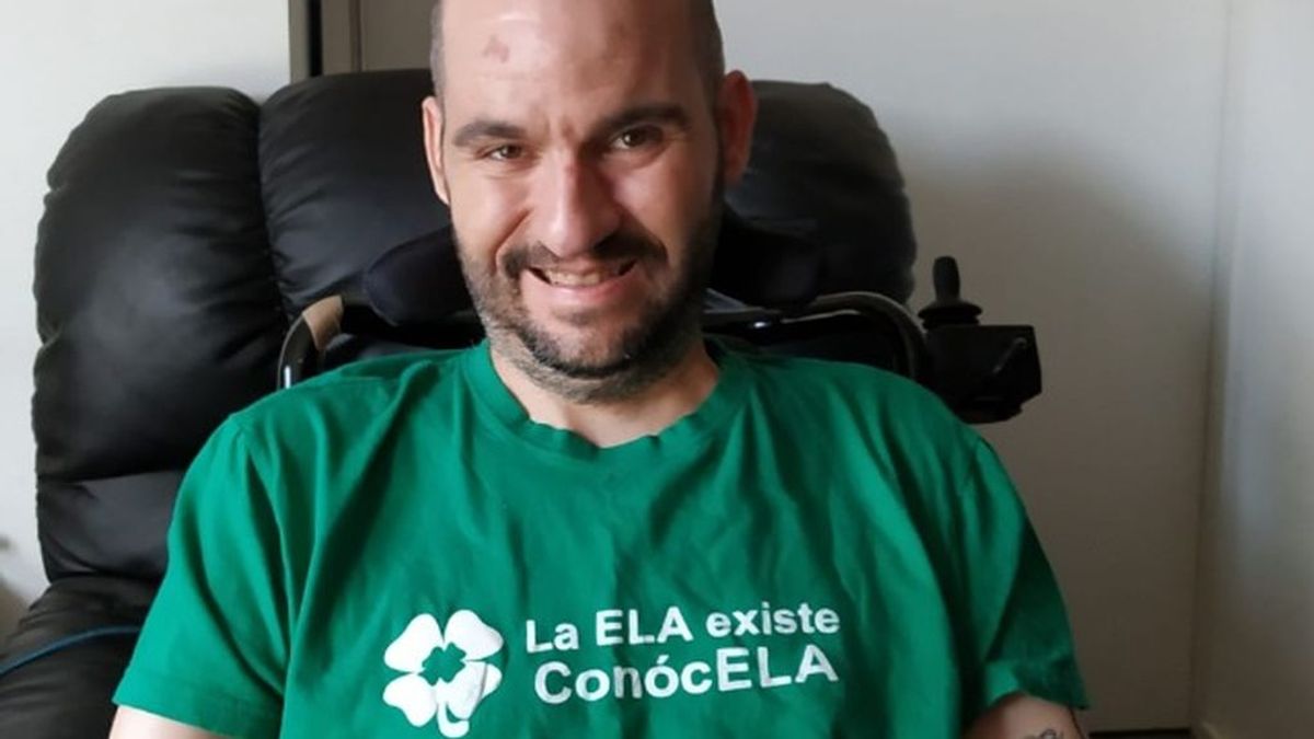 Jordi Sabaté, el enfermo de ELA que quiere entrevistar a los Reyes "con los ojos": "Me haría muy feliz"