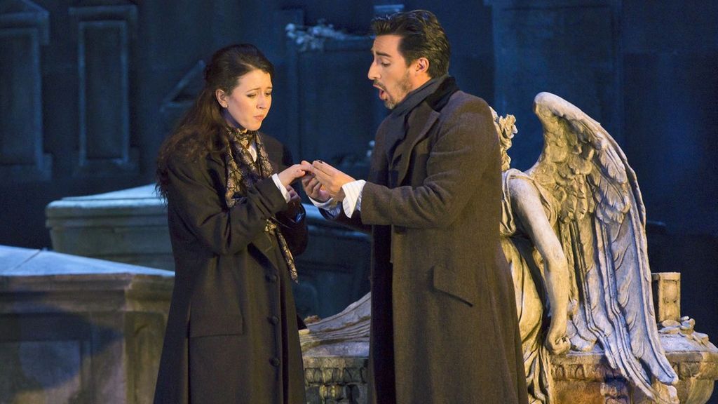 Lisette Oropesa y Charles Castronovo, en Lucia di Lammermoor, en la Royal Opera House, en 2017.