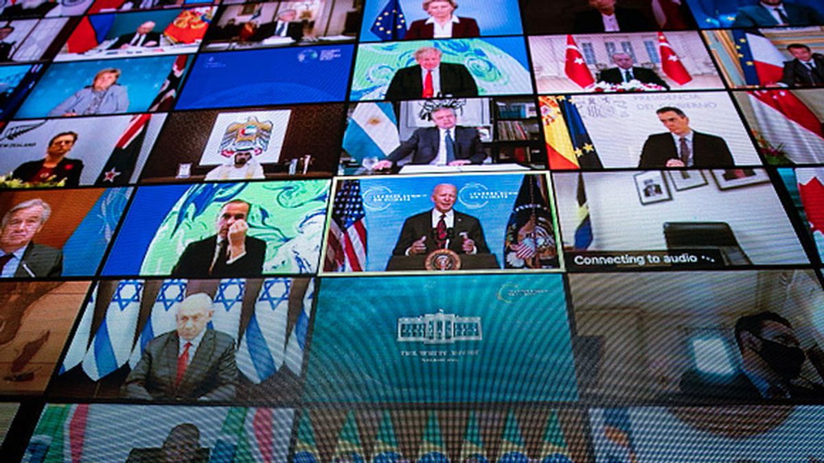 Los líderes mundiales encadenan un listado de buenos propósitos en la Cumbre Climática liderada por Estados Unidos Los líderes mundiales encadenan un listado de buenos propósitos en la Cumbre Climática liderada por Estados Unidos