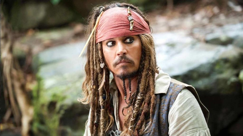 Johnny Depp en 'Piratas del Caribe: La maldición de la Perla Negra'