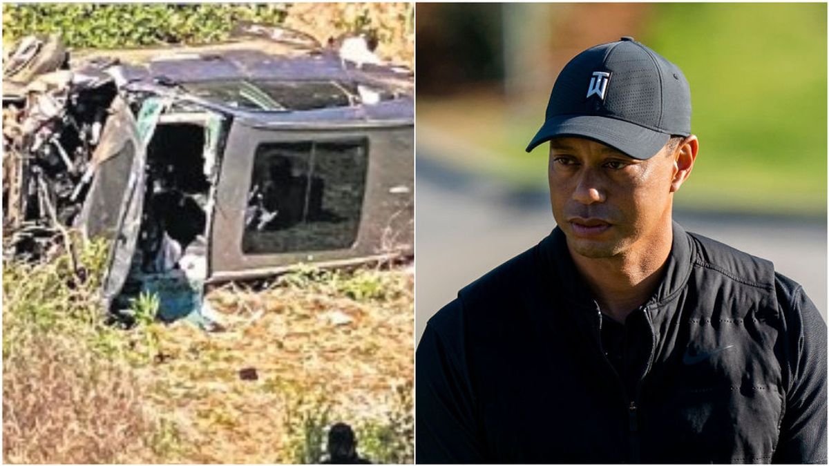 Tiger Woods reaparece tras su grave accidente de coche: "Es agradable tener un compañero de rehabilitación fiel"