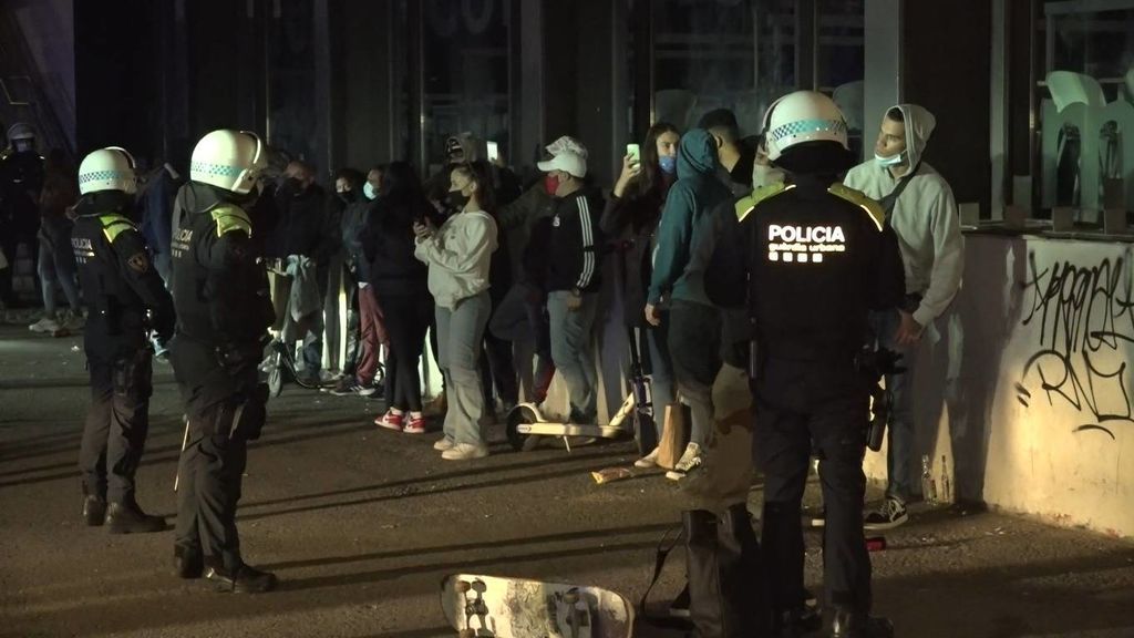 Botellones en Barcelona