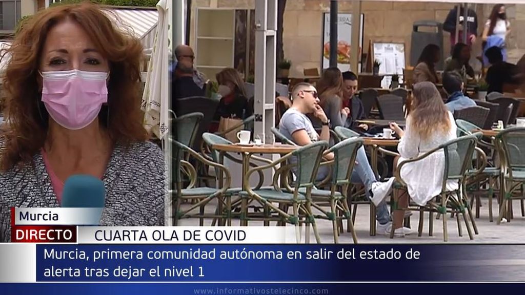Murcia, primera comunidad autónoma en salir del estado de alerta tras dejar el nivel 1