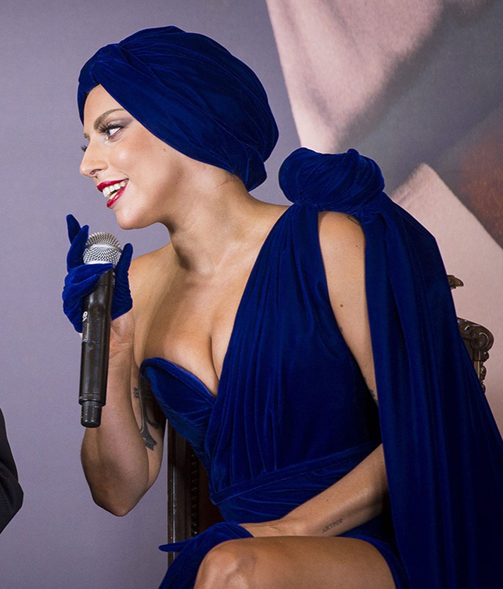 Lady Gaga con turbante