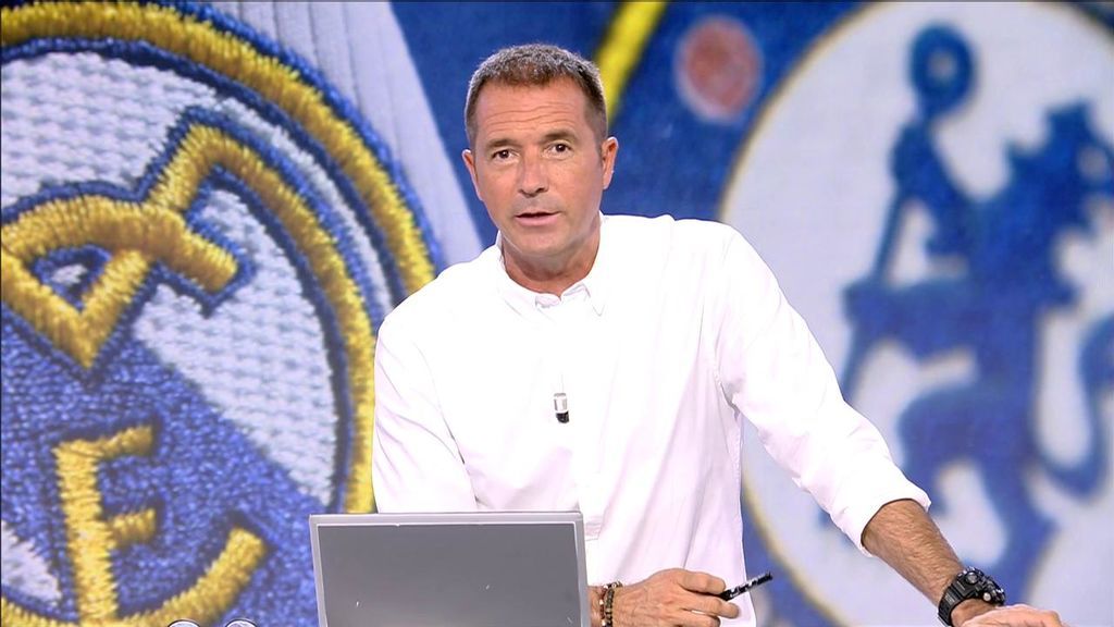 Manu Carreño, en un momento del programa.