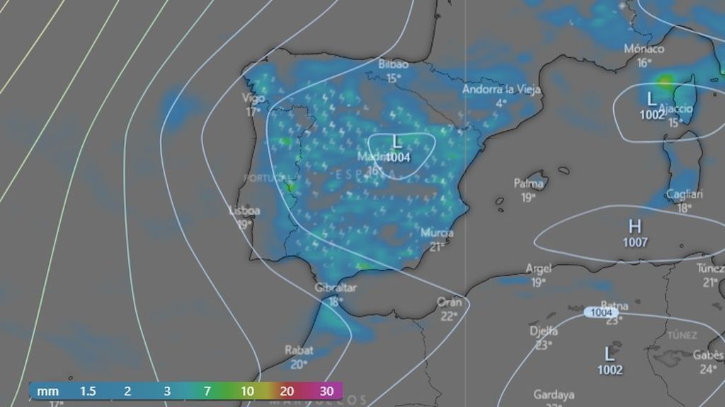 lluvias 18 martes