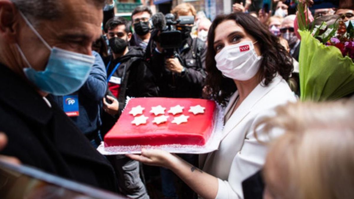 La candidata del PP a revalidar la presidencia de Madrid, Isabel Diaz Ayuso La candidata del PP a revalidar la presidencia de Madrid, Isabel Diaz Ayuso