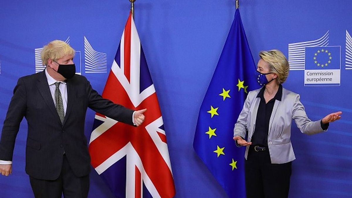 Los eurodiputados votan el acuerdo comercial posterior al Brexit, paso final en el divorcio Los eurodiputados votan el acuerdo comercial posterior al Brexit, paso final en el divorcio
